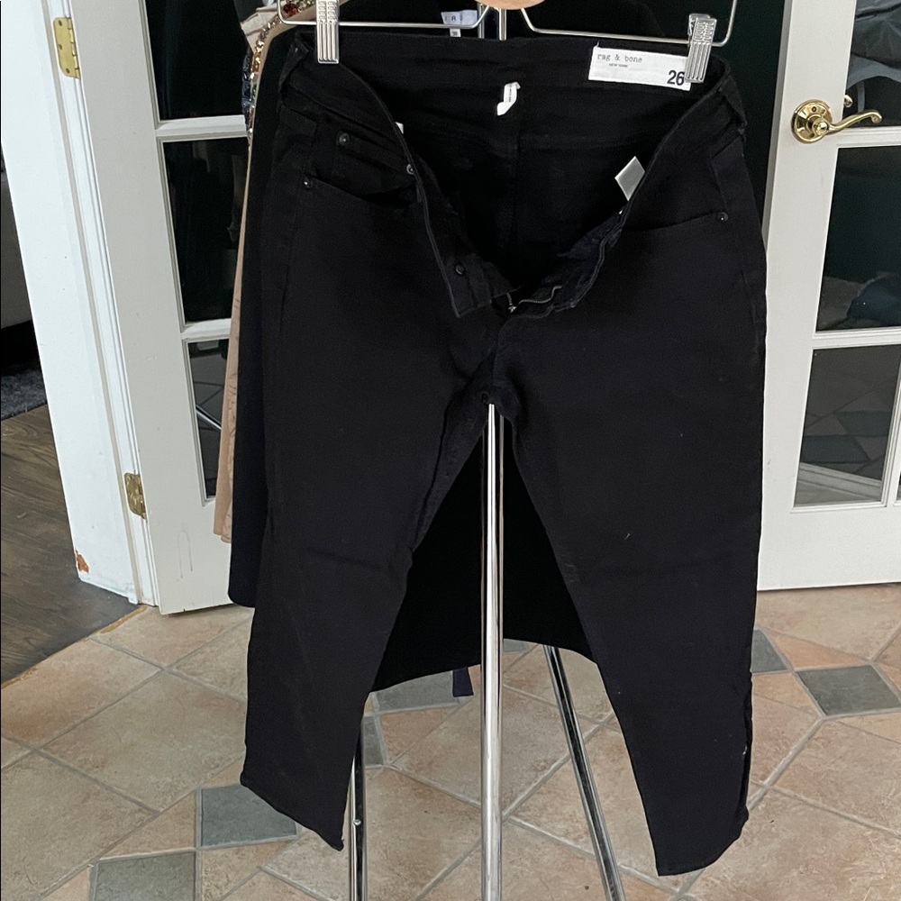 Rag & Bone Dre Low Rise Slim Boyfriend Cropped